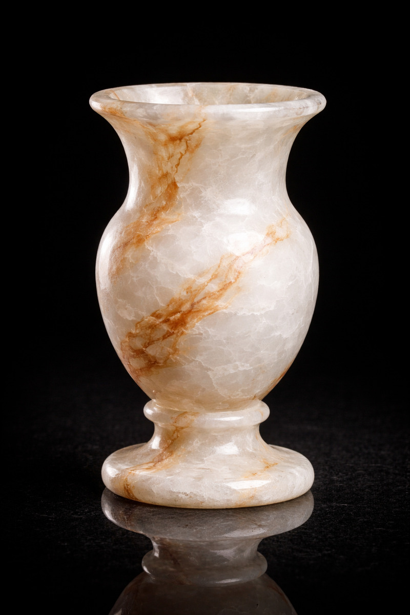 alabaster vase