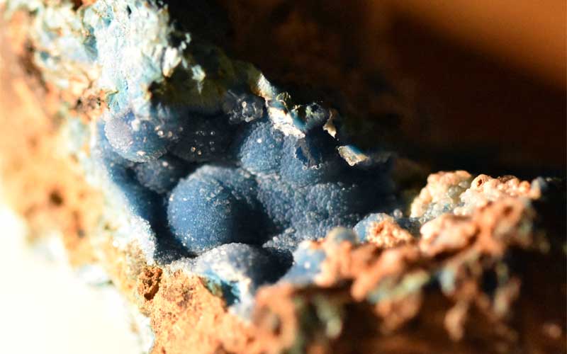 Blauer Shattuckit - Mineral