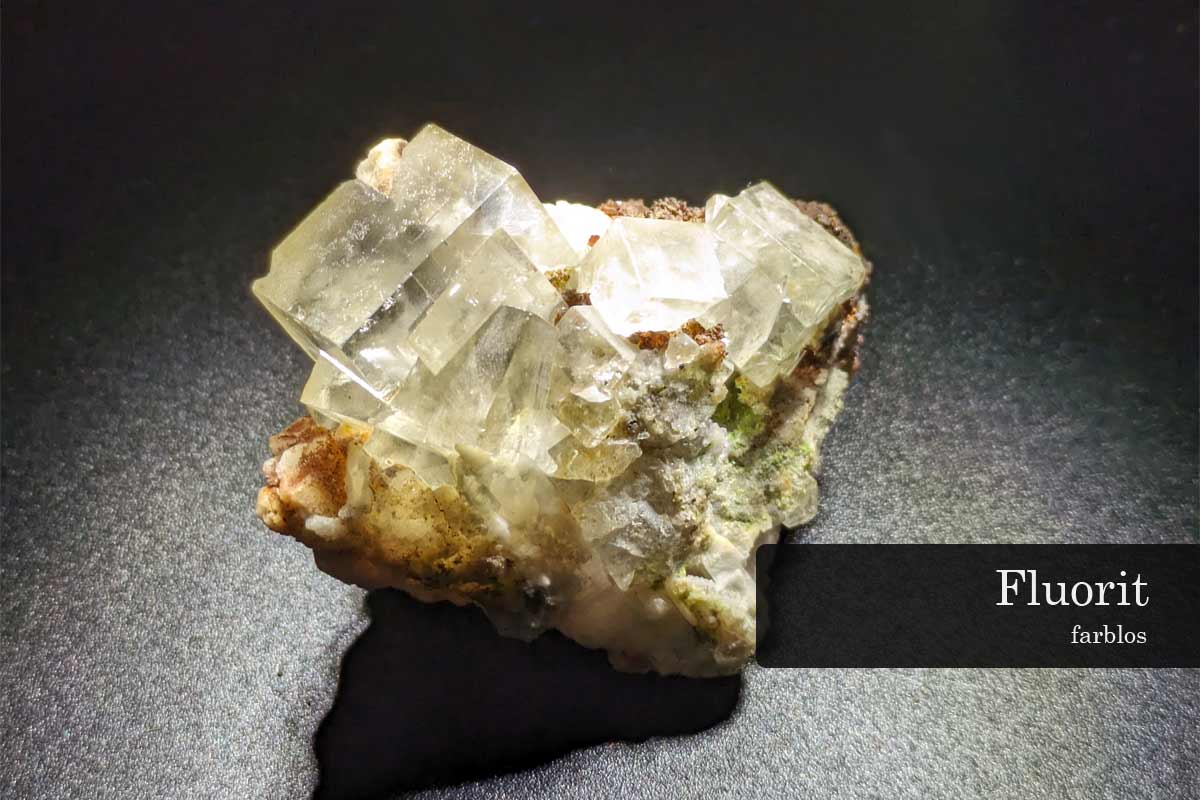 farbloser Fluorit
