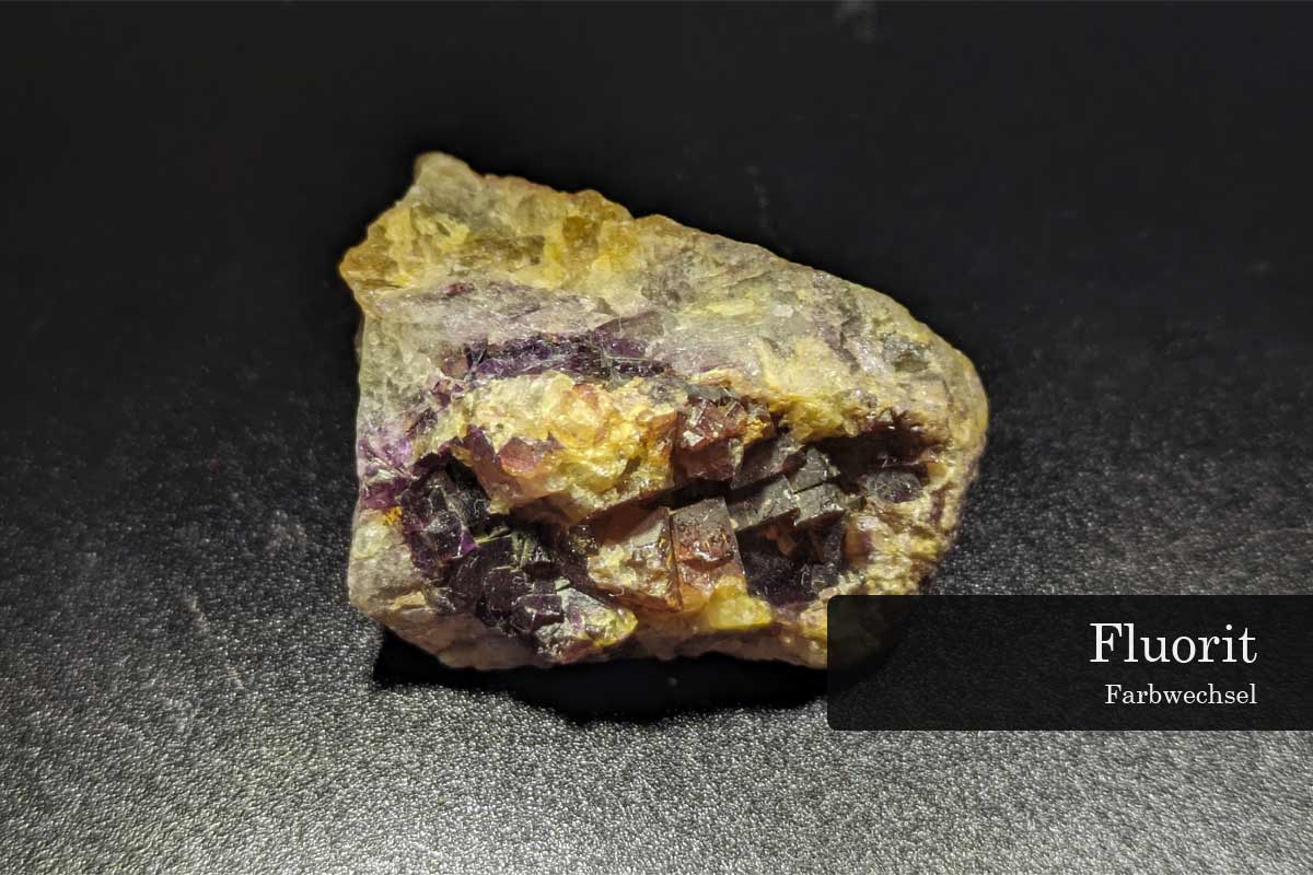 Fluorit in verschiedenen Farben
