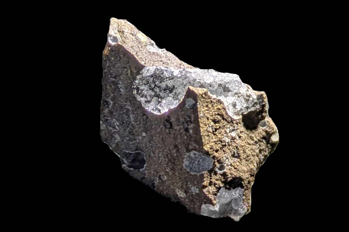 Phillipsite - Drusen Basaltgestein