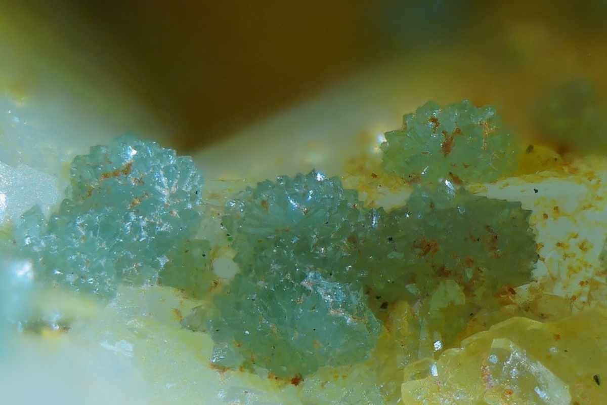 Blauer Skorodit - Mineral