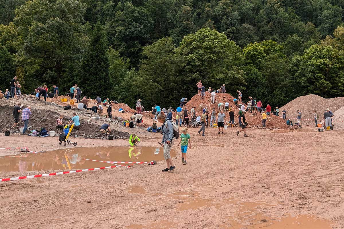 Mineralienhalde Grube Clara