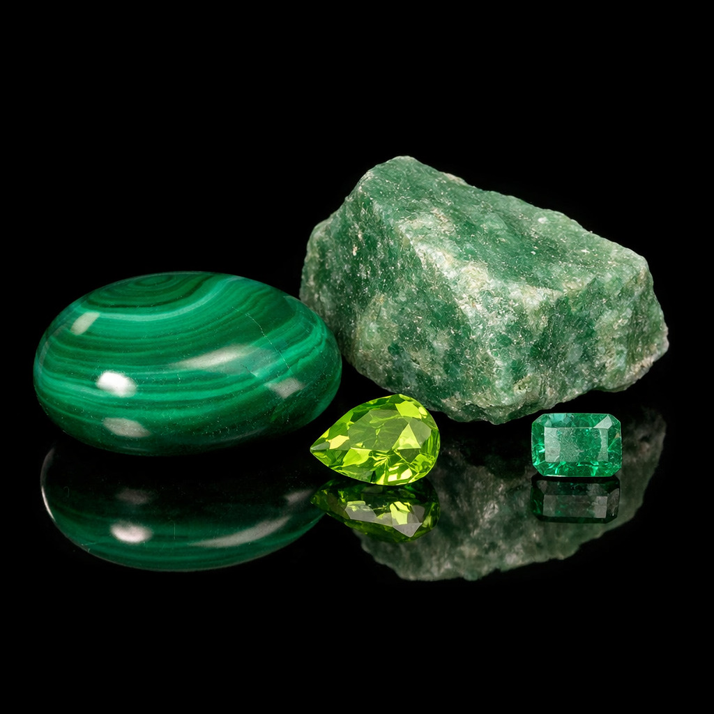 gr&uuml;ne Edelsteine