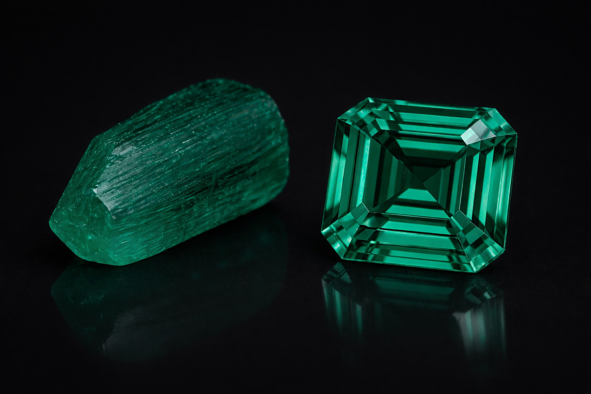 synthetischer Smaragd